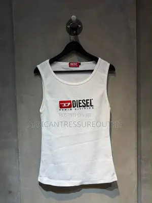 Diesel T-Isco Div Cotton Tank Top Collection Available