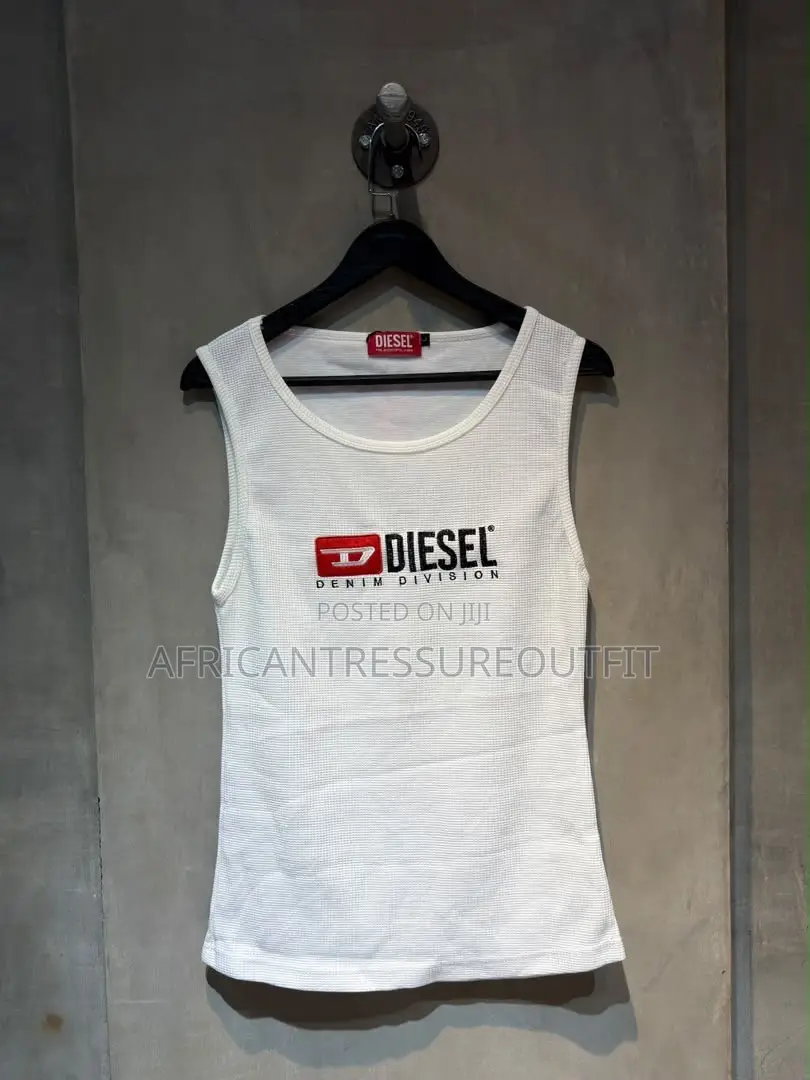 Diesel T-Isco Div Cotton Tank Top Collection Available