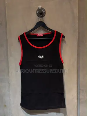 Diesel T-Isco Div Cotton Tank Top Collection Available