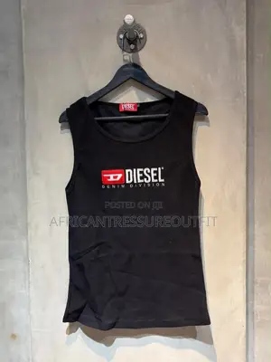 Diesel T-Isco Div Cotton Tank Top Collection Available