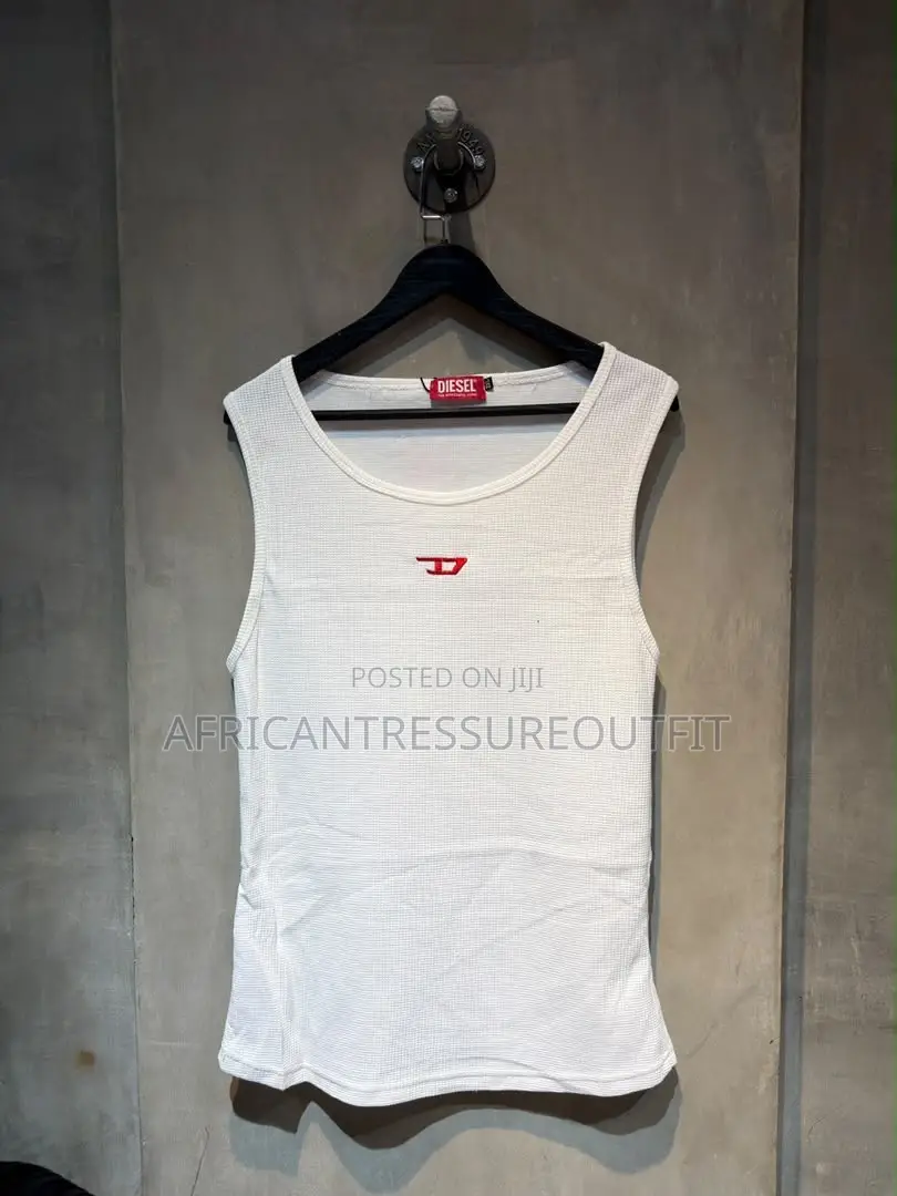 Diesel T-Isco Div Cotton Tank Top Collection Available