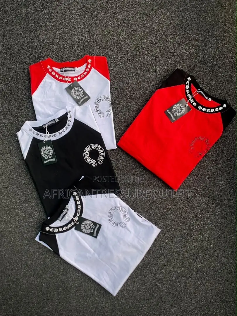 Chrome Heart Long Sleeves Reglan Baseball Tees
