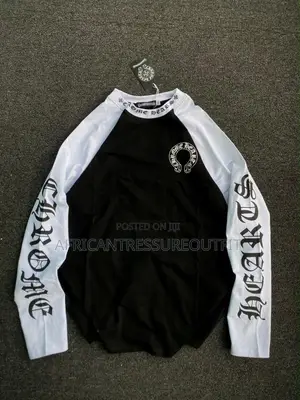 Chrome Heart Long Sleeves Reglan Baseball Tees
