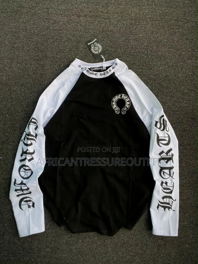 Chrome Heart Long Sleeves Reglan Baseball Tees