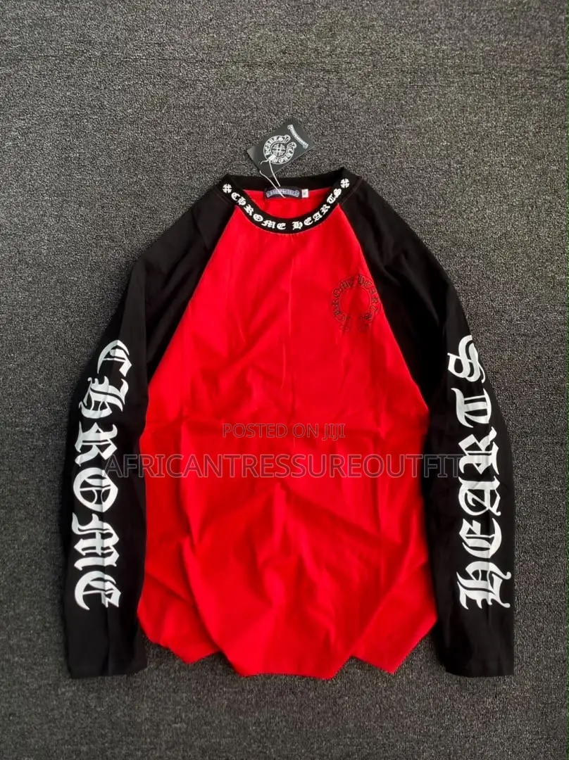 Chrome Heart Long Sleeves Reglan Baseball Tees