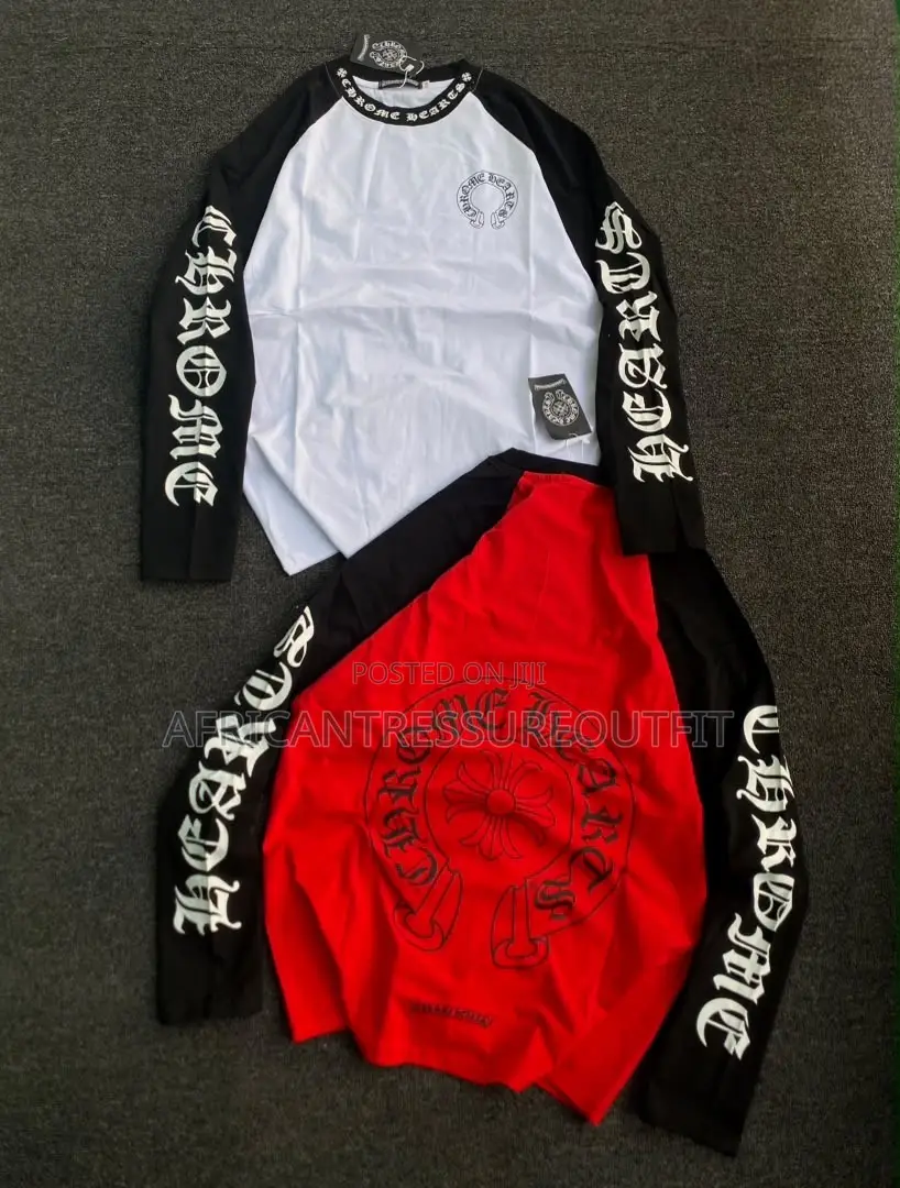 Chrome Heart Long Sleeves Reglan Baseball Tees