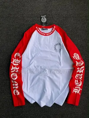 Chrome Heart Long Sleeves Reglan Baseball Tees