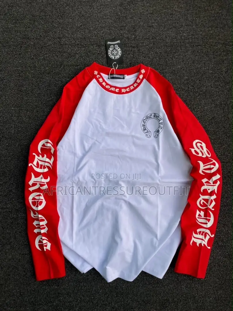 Chrome Heart Long Sleeves Reglan Baseball Tees