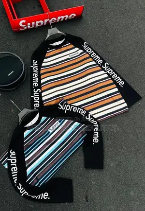 Chrome Heart Style Striped Longslevees Raglan Shirts Collection