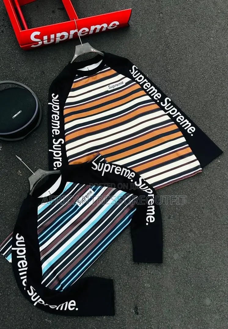 Chrome Heart Style Striped Longslevees Raglan Shirts Collection