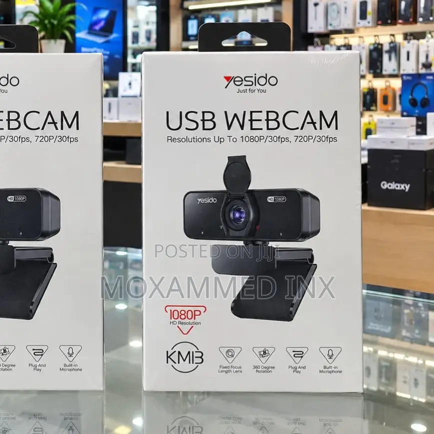 KM13 Yesido USB Webcam 1080p HD Resolutiom