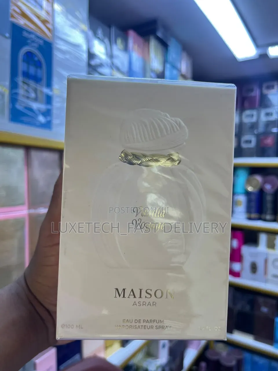 Maison Asrar Vanilla Voyage – Unisex Vanilla Caramel Gourmand Perfume