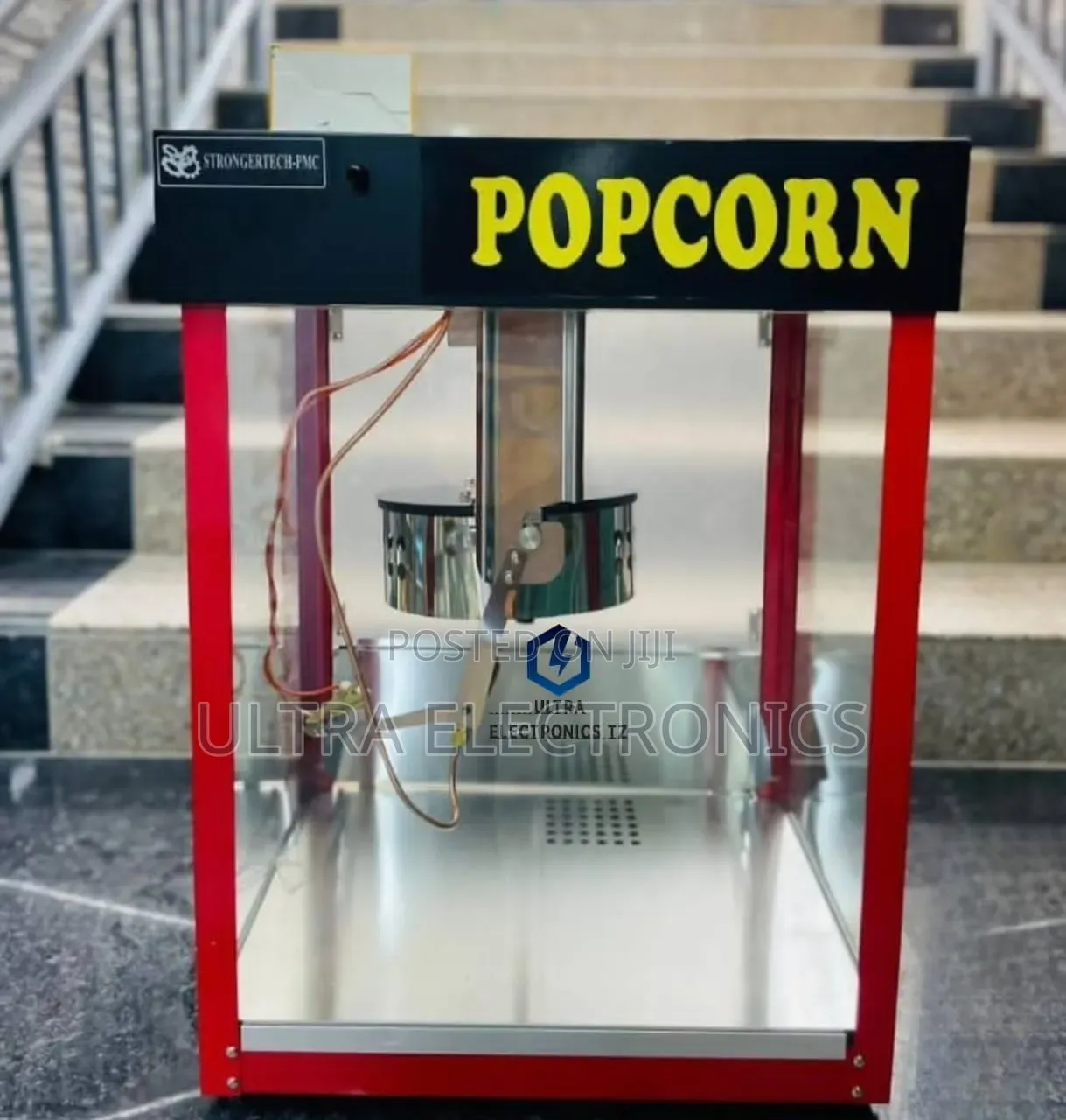Commercial Popcorn Machine Mashine Ya Gas Ya Bisi Kwa Biashara