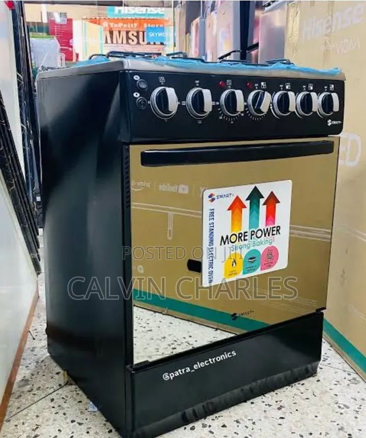 Smart Plus Cookers 3 Gas and 1 Electric Oven. Sm-E 6031 ( 60* 60 )