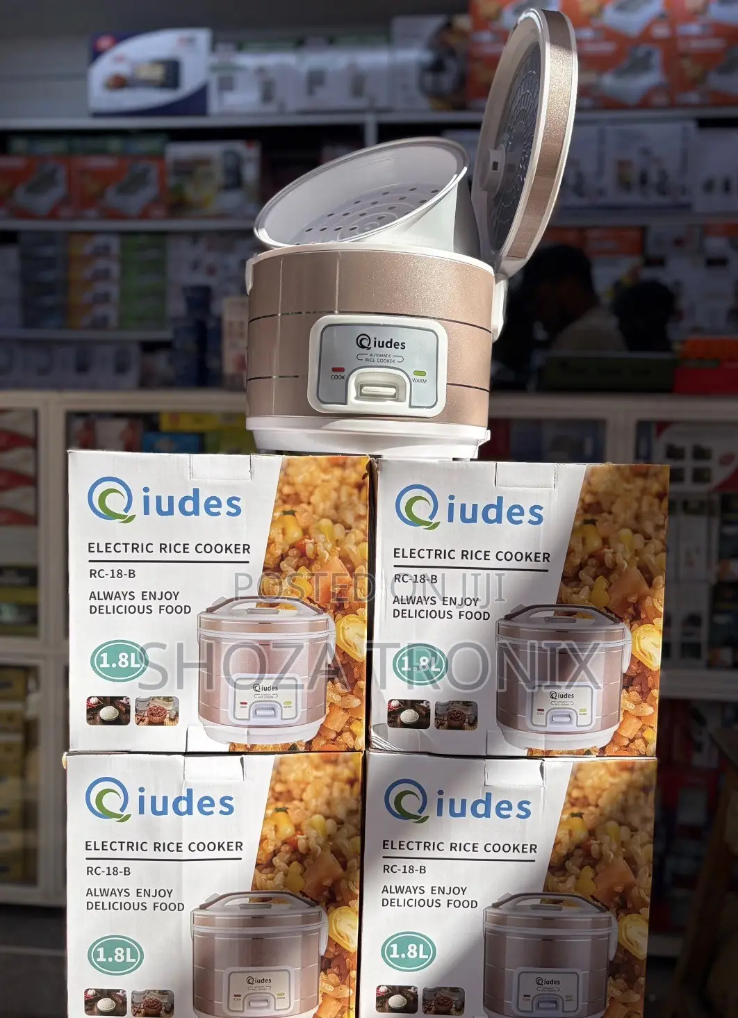 *Quides Rice Cooker 1.8L