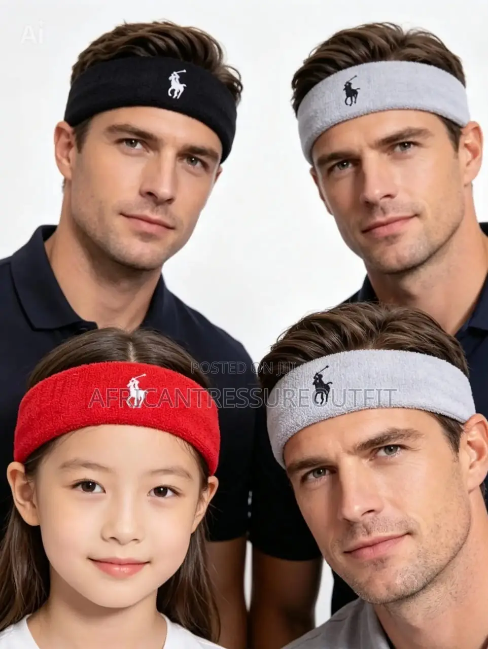 Under Armour Head Bands 5 Colours Collection Polo Player Logo