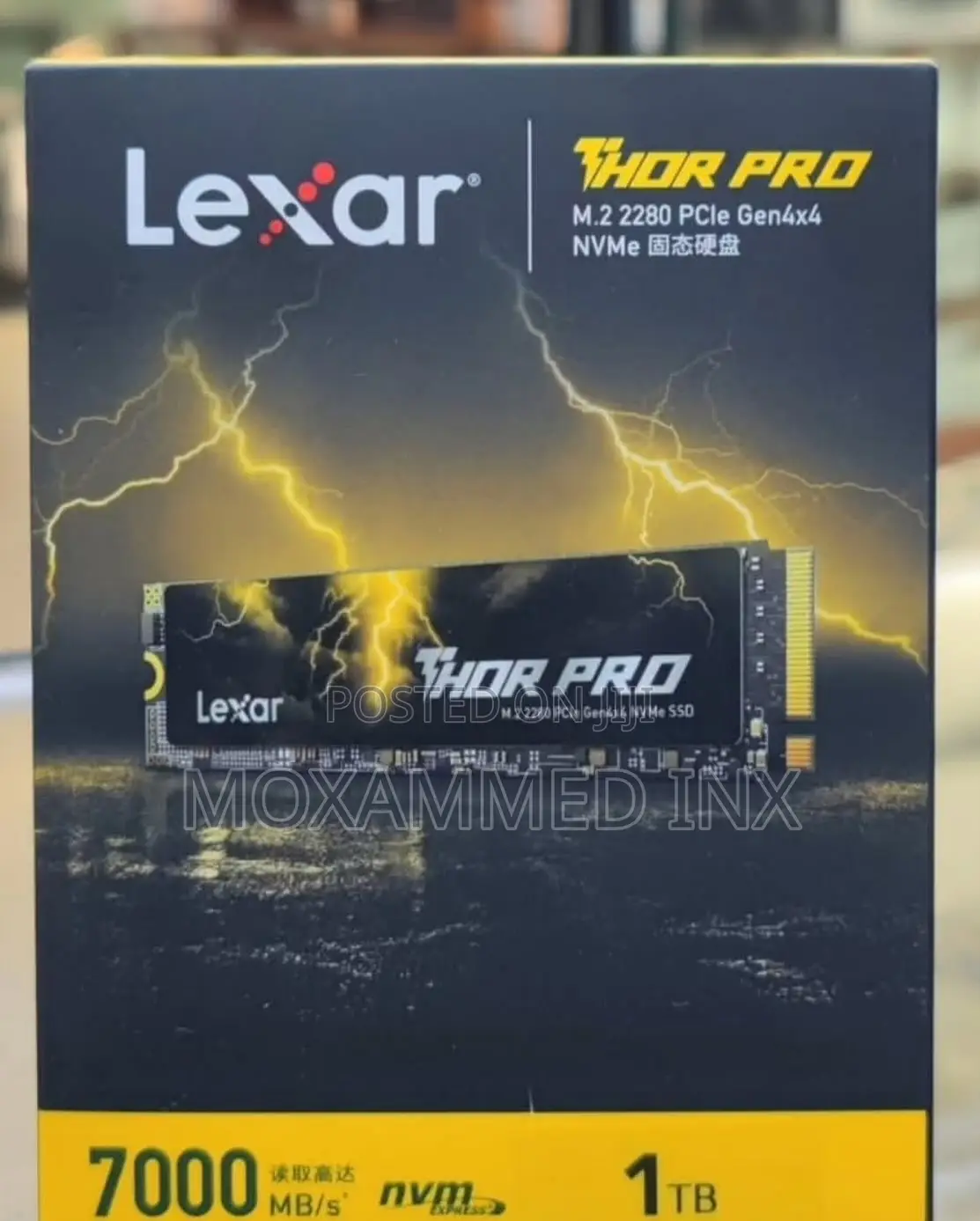 Lexar Thor Pro 1TB M.2 2280 PCIe Gen4x4 NVMe SSD
