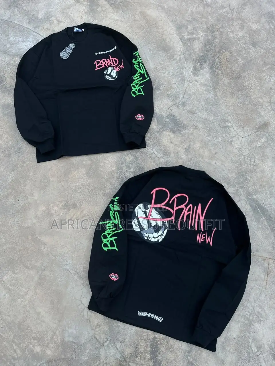 CHROME HEART Sweatershirt Matty Boy Chomper CrewNeck AVAILABLE