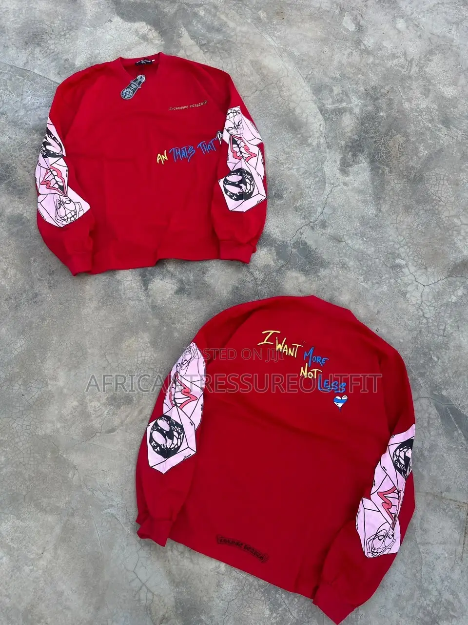 CHROME HEART Sweatershirt Matty Boy Chomper CrewNeck AVAILABLE