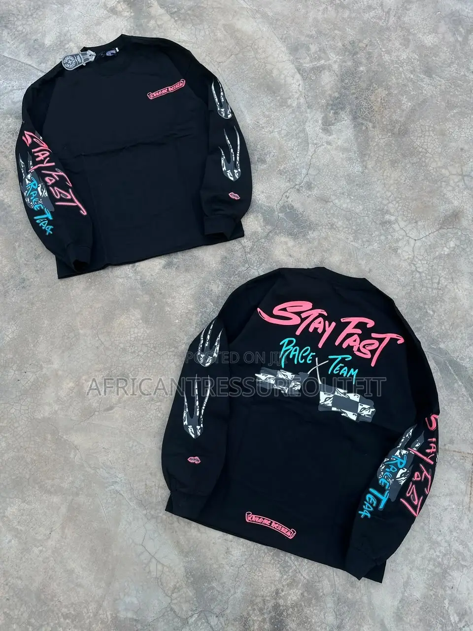 CHROME HEART Sweatershirt Matty Boy Chomper CrewNeck AVAILABLE