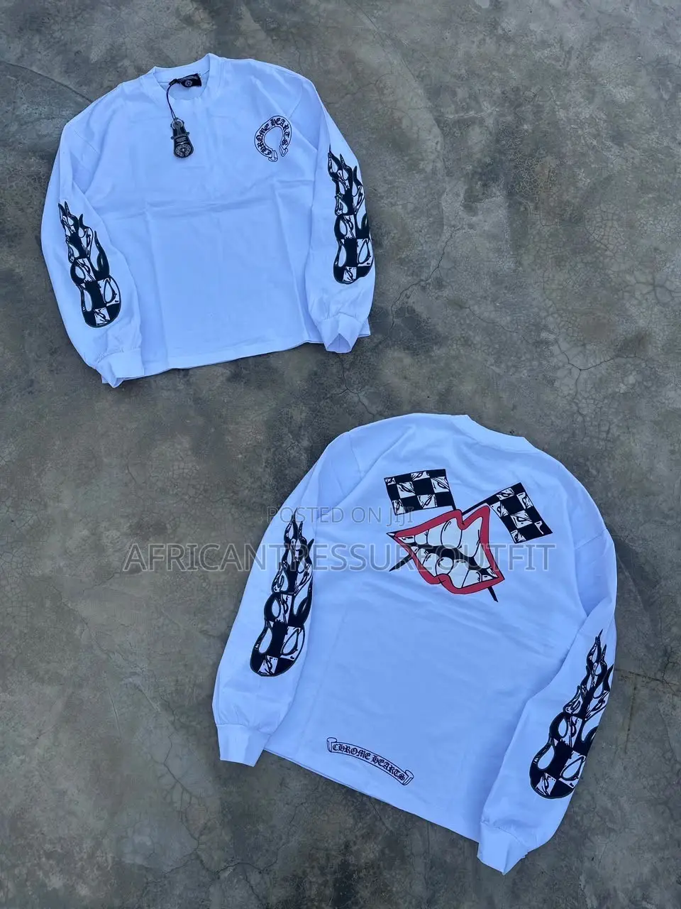 CHROME HEART Sweatershirt Matty Boy Chomper CrewNeck AVAILABLE