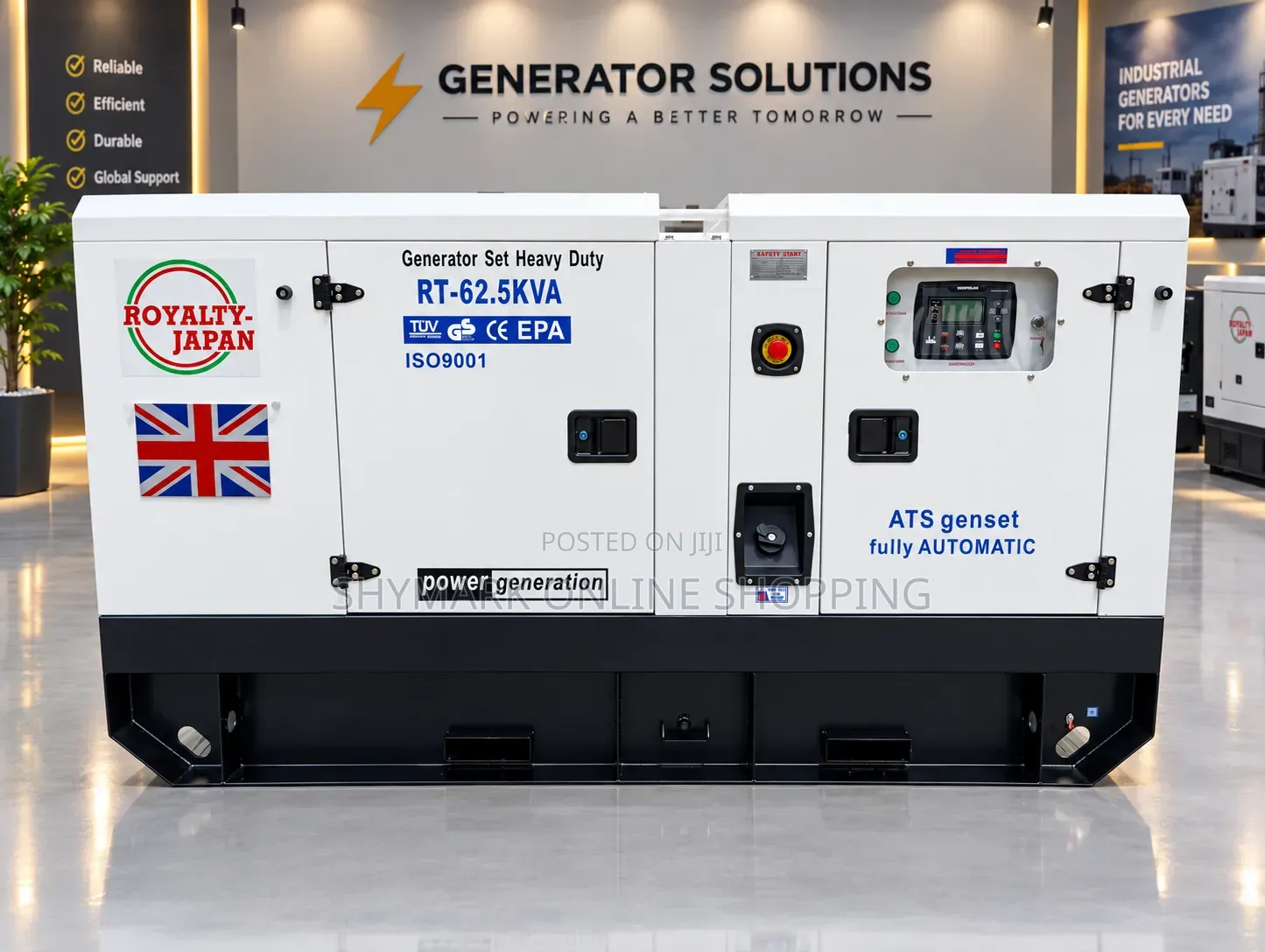 Royalty Japan Heavy Duty Generator RT-62.5KVA