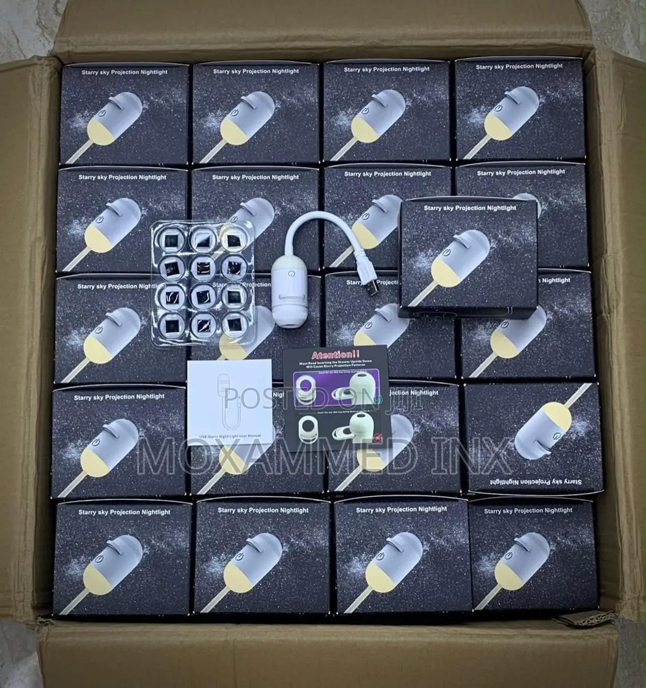 Starry Sky Projection Nightlight1. USB Powered Projection Night Light