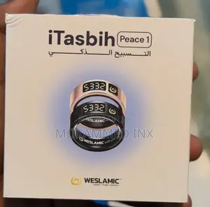 WESLAMIC iTasbih Peace 1 Smart Rings With Their Clear Digital Counters