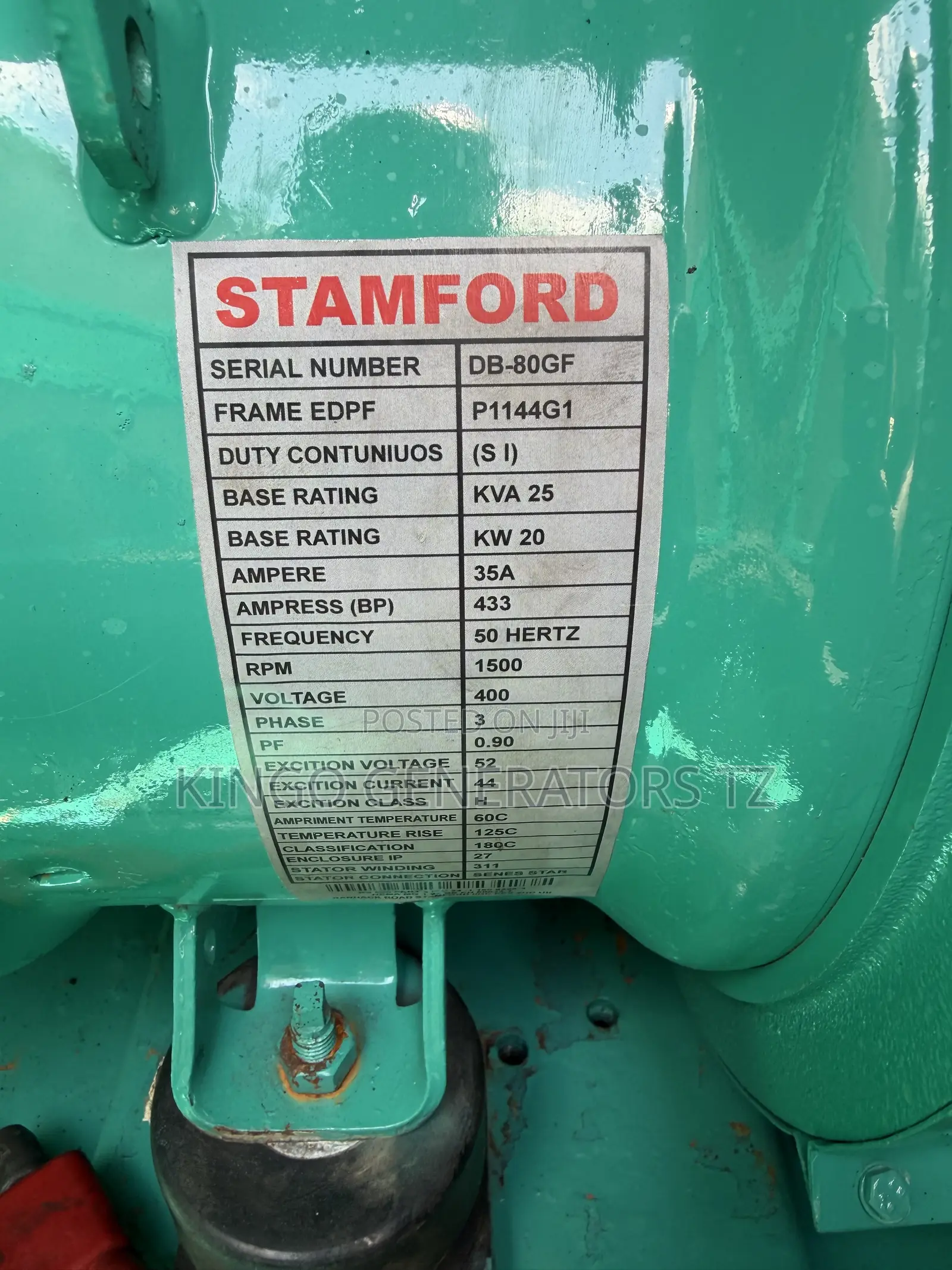 Used Diesel Generator Cummins Power 25kva