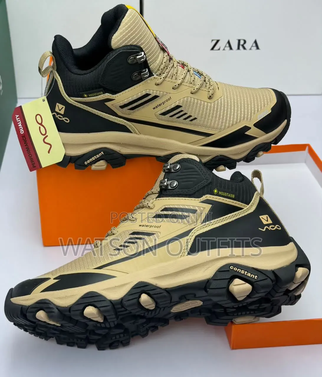 Men's Leather Shoes VICO ORG WATERPROOF