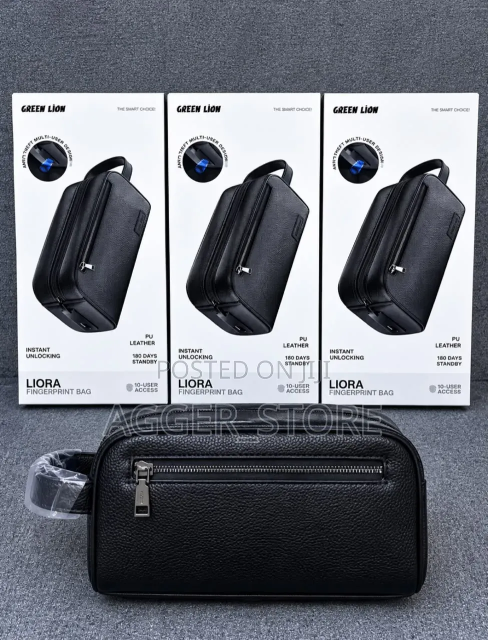 Green Lion Liora Fingerprint Bag