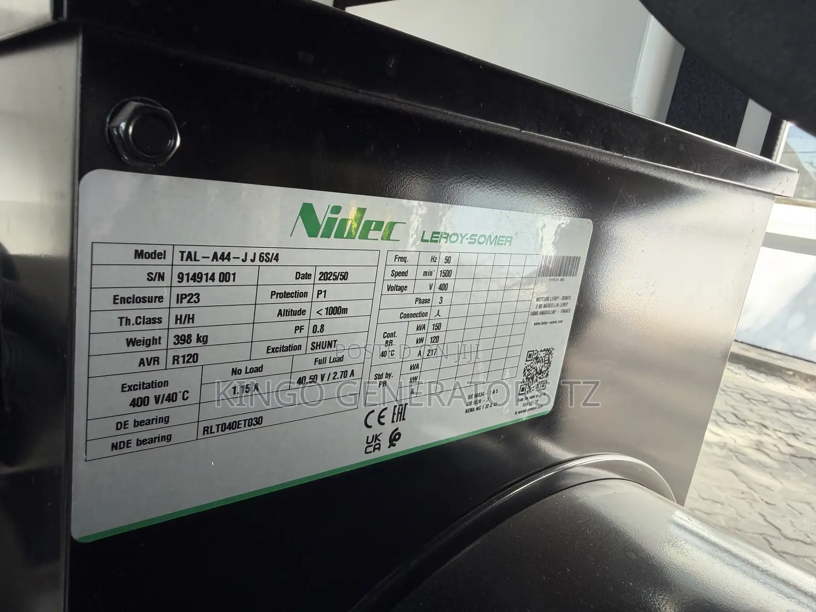 Brand New Generator Perkins 165kva