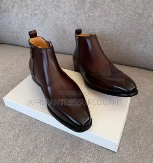 j.m.weston Dress Boots Leather Collection Sided Zipper