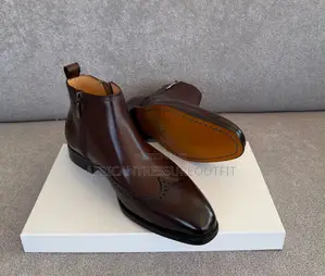 j.m.weston Dress Boots Leather Collection Sided Zipper