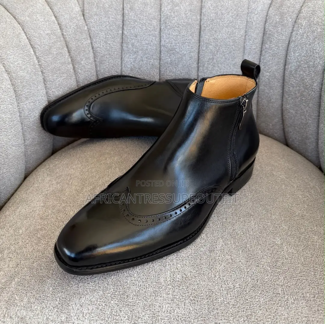 j.m.weston Dress Boots Leather Collection Sided Zipper