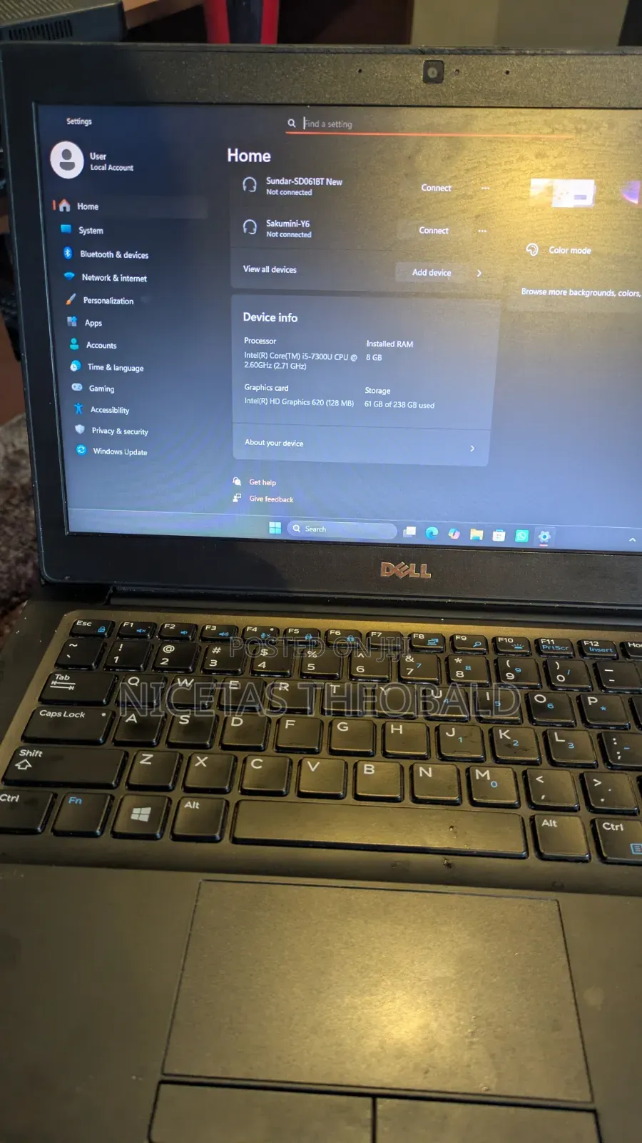 Laptop Dell Latitude 7280 8GB Intel Core 5 SSD 256GB