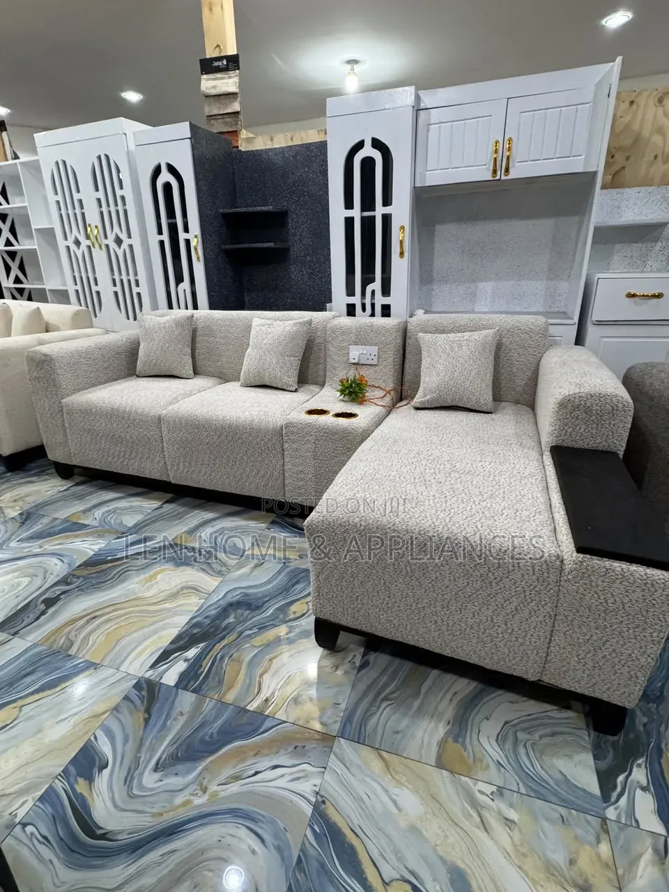 High Luxury L Shape Sofa Big One