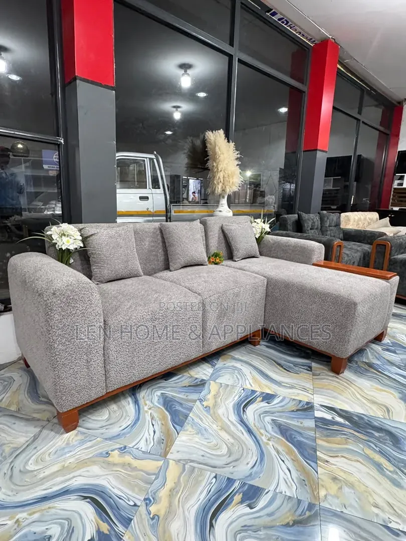 Sofa L Shape Color Blue