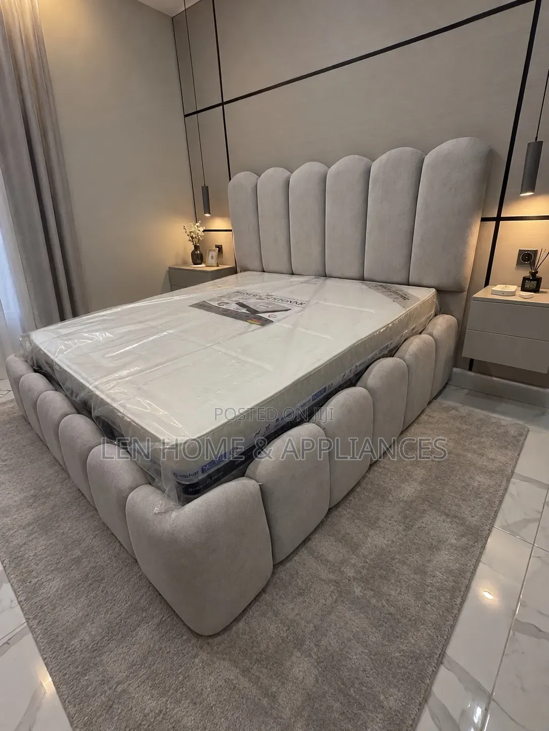 Sofa Bed 5/6 Kitambaa Derma Color Cream