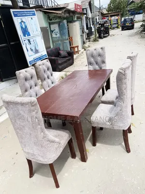 Dinning Set Six Chairs Very Clean