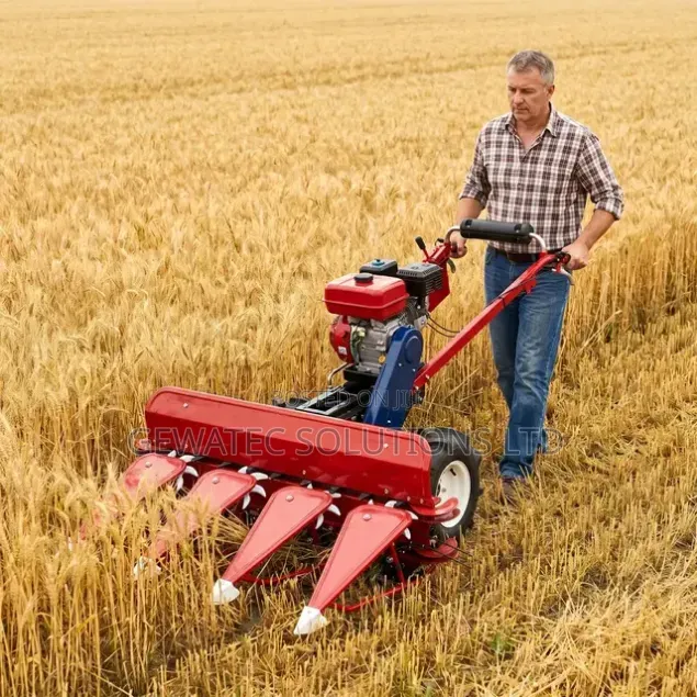 Mashine Ya Kuvuna Mpunga Na Ngano (Mini Gasoline Reaper Harvester)