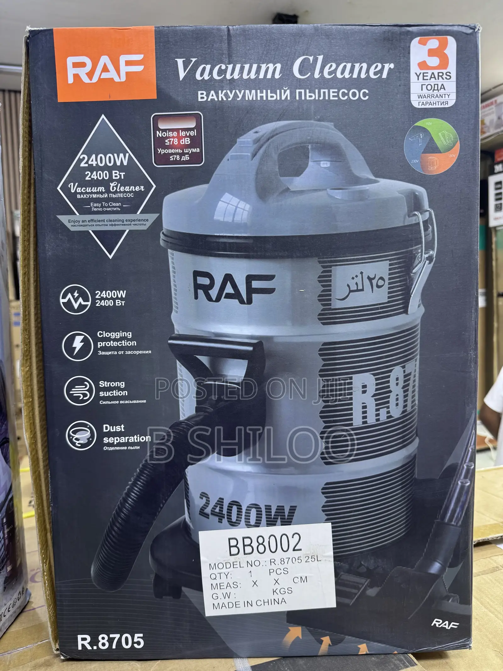 Raf 25litres Vaccum Cleaner