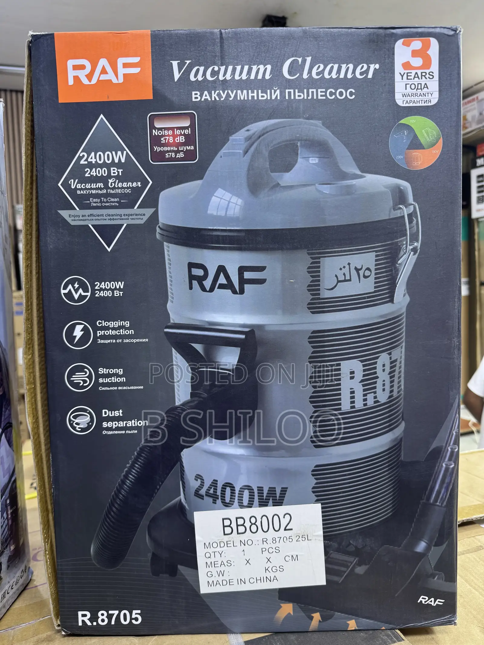 Raf 25litres Vaccum Cleaner