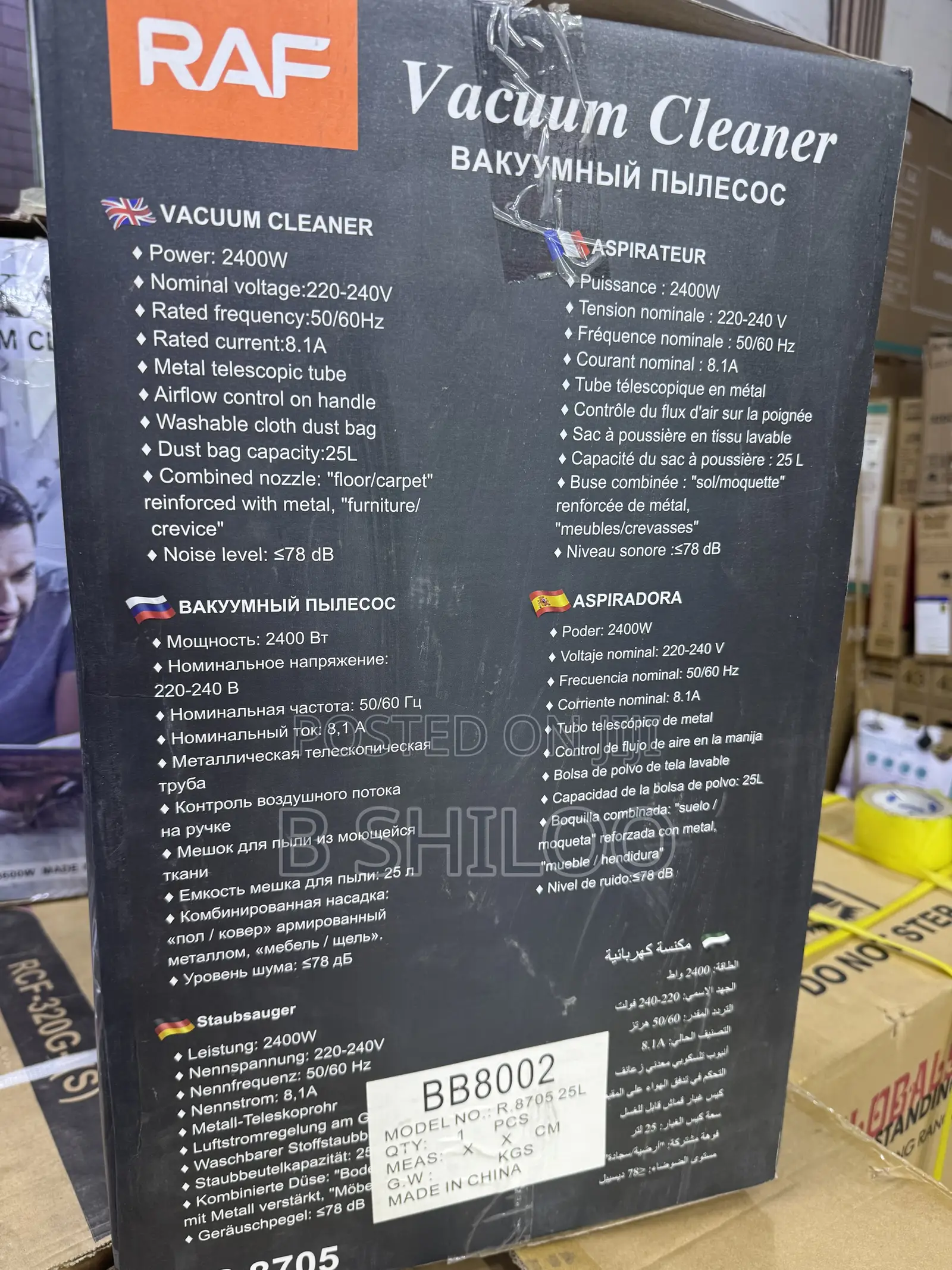 Raf 25litres Vaccum Cleaner