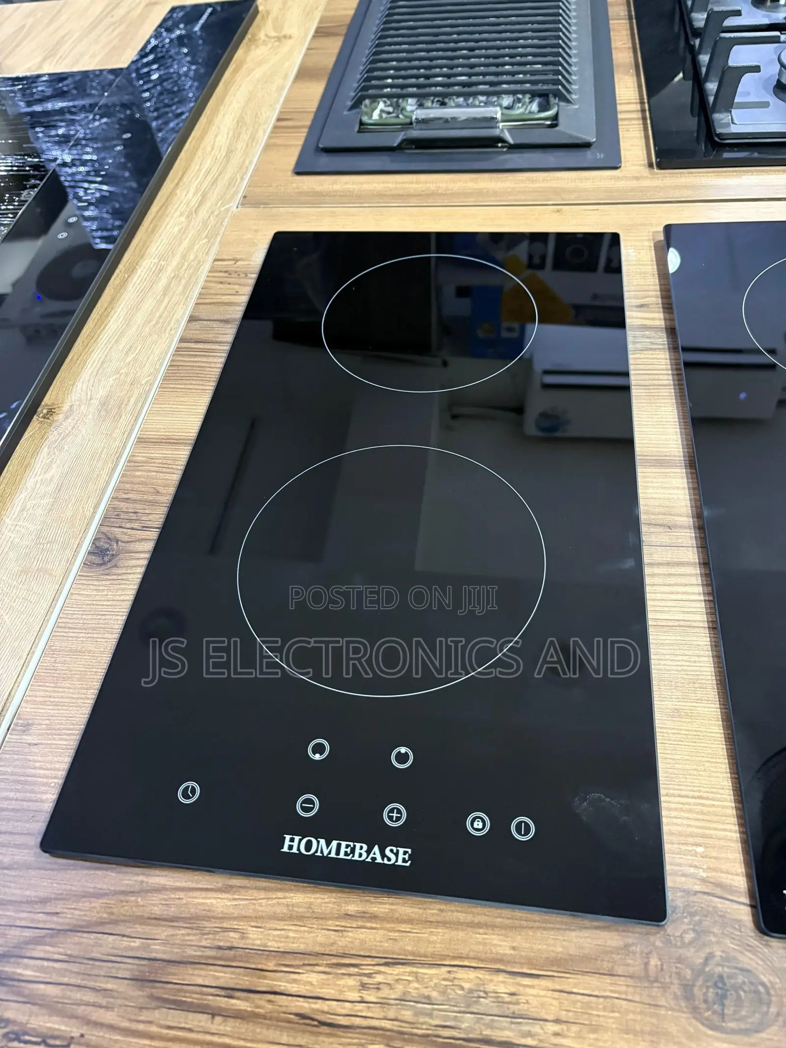 Homebase Induction Cooker Two Plate Child Lock Function