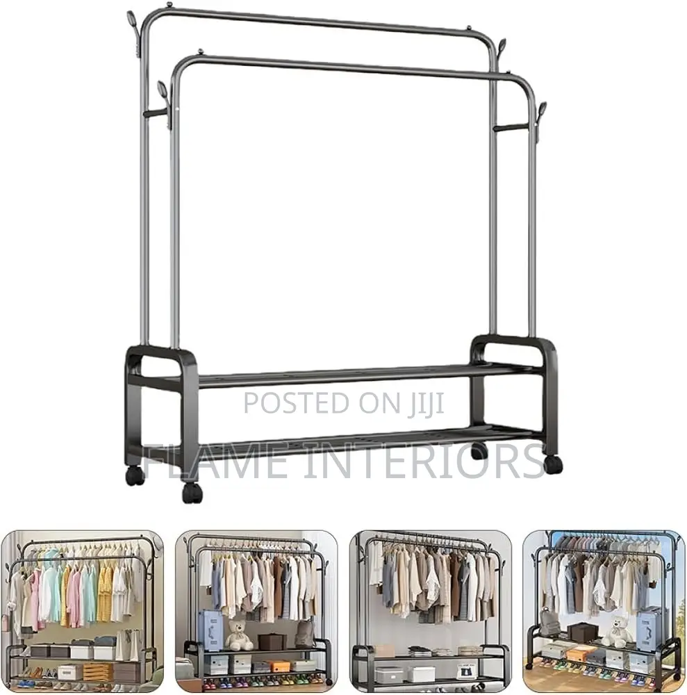 Clothes Rack (Double Poles)
