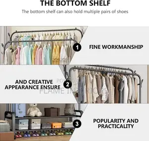 Clothes Rack (Double Poles)