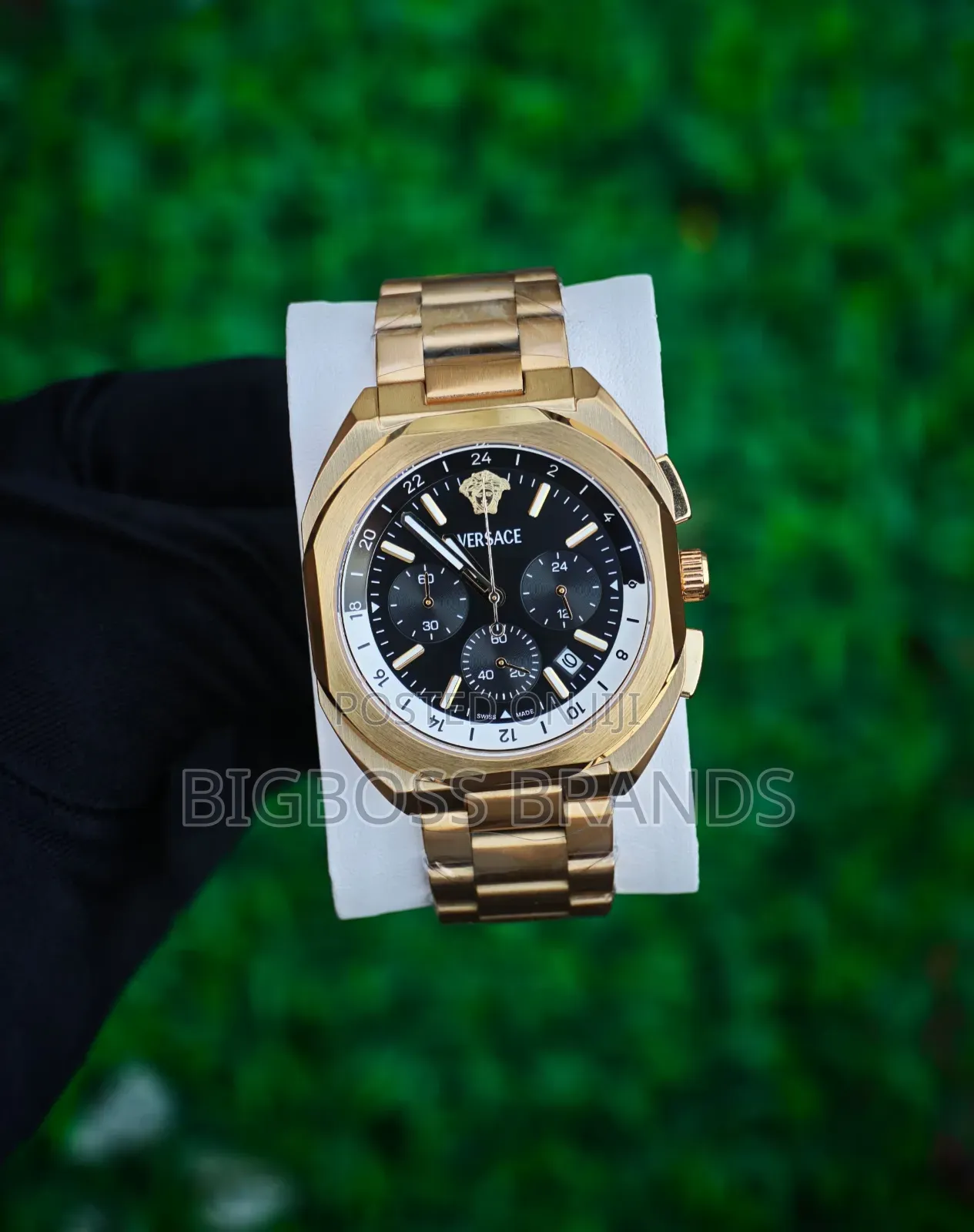 Versace Chronograph Men Luxury Watch