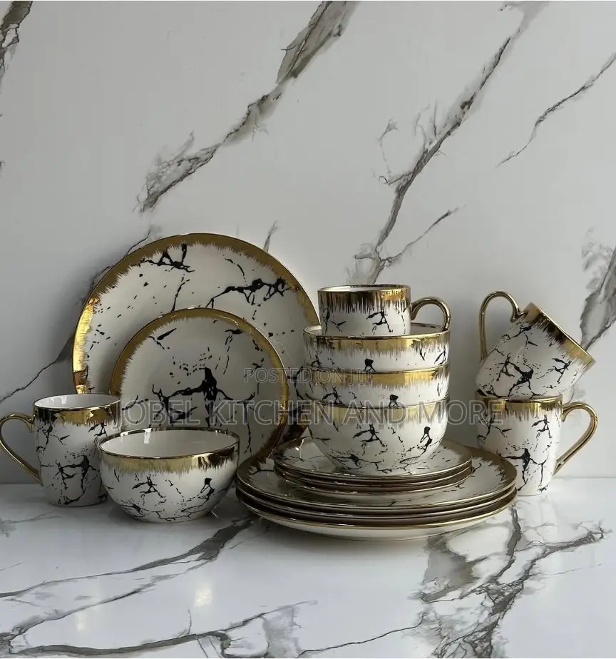 Gold Dinner Sets 16pcs