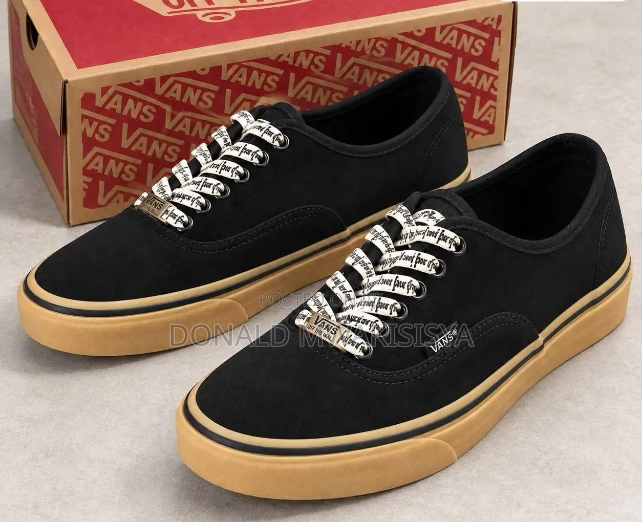 Vans Off the Wall Authentic - Suede Gum Sole